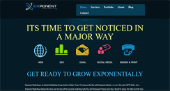 Desktop Screenshot of exponentmarketing.com